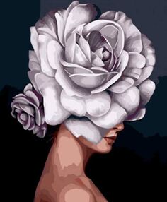 Розпис по номерах 40х50 GS1140 Квіткові думки "Strateg"