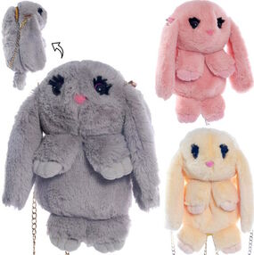 мяка іграшка рюкзак кролик 29 см колір в асортименті 00205-10