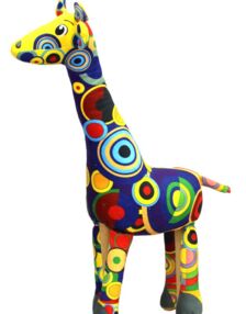 Мяка іграшка Жираф веселка 2 00408-7 Копиця