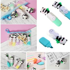 Набір маркерів текстових 6 кольорів Панда 8 см 84-29