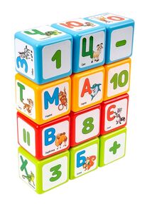 кубики абетка + арифметика 8843 "ТехноК" кубики абетка + арифметика 8843 "ТехноК"