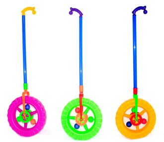 Каталка  колесо на палиці тріскачка 189В