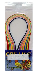 папір для квілінгу 150 смужок / 42 см / 3 мм