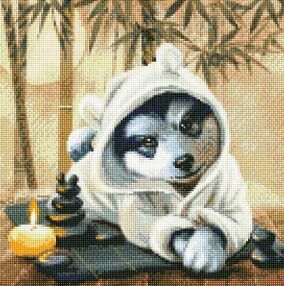 Алмазна мозаїка 40х40 АМО7370 Час для релаксу "Ідейка"