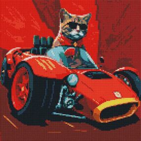 Алмазна мозаїка 40х40 АМО7560 Життя на швидкості "Ідейка"