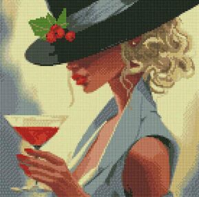 Алмазна мозаїка 40х40 АМО7614 Космополітен "Ідейка"