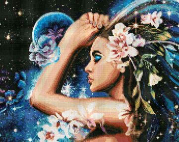 Алмазна мозаїка 40х50 АМО7294 Всесвіт всередині нас "Ідейка"