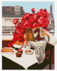 Алмазна мозаїка 40х50 АМО7507 Квітучий Париж "Ідейка"