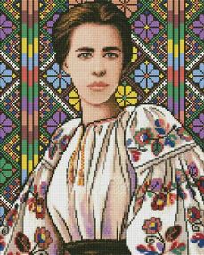 Алмазна мозаїка 40х50 АМО7580 Леся Українка "Ідейка"