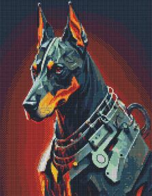 Алмазна мозаїка 40х50 АМО7588 Вірний страж "Ідейка"