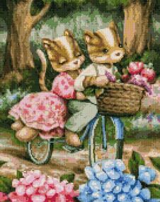 Алмазна мозаїка 40х50 АМО7594 Романтична поїздка "Ідейка"