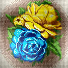 Алмазна мозаїка б/підрамн 20х20 АМС7683 Кольори вільності "Ідейка"
