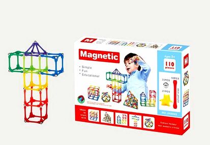 конструктор магнітний 110 деталей jh8945