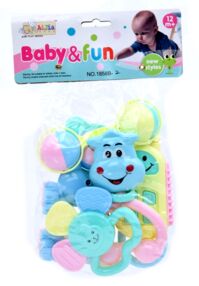 брязкальце від 9см 6 штук мікс кольорів 1858B-2