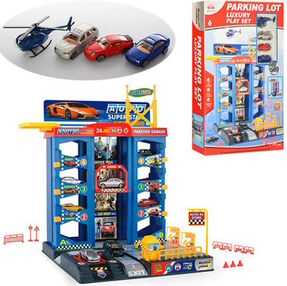 гараж 4 поверхи ліфт транспорт металевий 4 штуки 92126