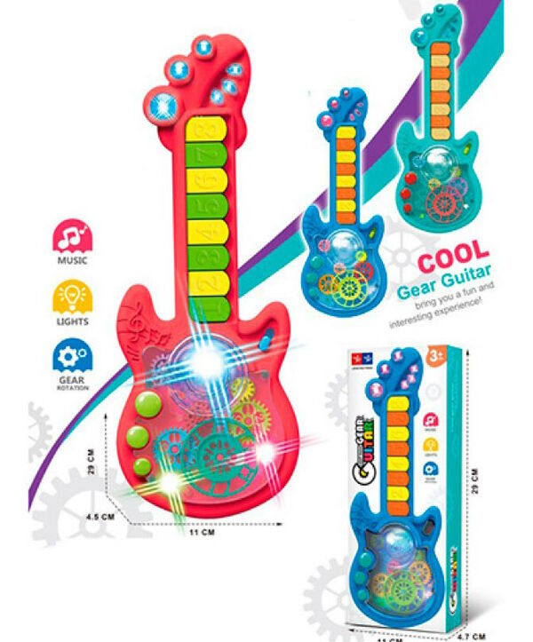 гітара 3 кольори музична 999-53 Ціна (цена) 144.60грн. | придбати  купити (купить) гітара 3 кольори музична 999-53 доставка по Украине, купить книгу, детские игрушки, компакт диски 0