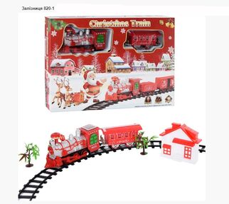Залізниця локомотив вагон будиночок музика 820-1