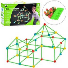 Конструктор YF815-3-4 каркас, кульки, палички, від 88 деталей