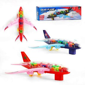 Літак KH332-5 їздить, 2 кольори, муз