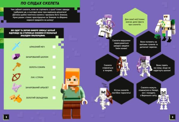 lego Minecraft По слідах скелета Ціна (цена) 259.80грн. | придбати  купити (купить) lego Minecraft По слідах скелета доставка по Украине, купить книгу, детские игрушки, компакт диски 3