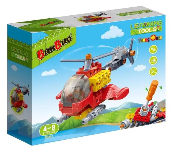 конструктор вертоліт 17 елементів Banbao 9721 Ціна (цена) 336.20грн. | придбати  купити (купить) конструктор вертоліт 17 елементів Banbao 9721 доставка по Украине, купить книгу, детские игрушки, компакт диски 0