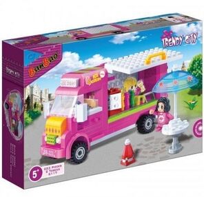 конструктор модне місто фургон з морозивом 223 елементи Banbao 6117