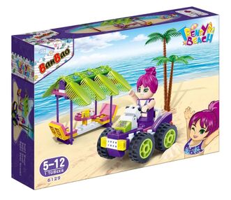 конструктор модний пляж квадроцикл та альтанка 108 елементів Banbao 6129