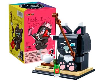 конструктор персонаж котик рибалка 140 елементів Banbao ET801-1