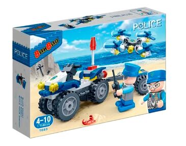 конструктор поліція квадроцикл 110 елементів Banbao 7023