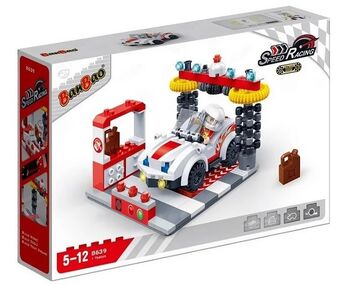 конструктор швидкісні гонки автомийка 219 елементів Banbao 8639