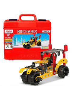 металевий конструктор розвиваючий у пластиковому кейсі 202 елемента 21 модель Mechanix SENIOR 09007