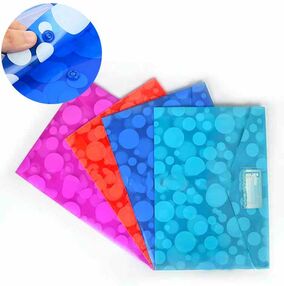 папка пластикова а4 на кнопці С325 TRANBO колір в асортименті