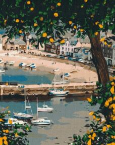 Розпис по номерах 40х50 BS53780 Мальовнича бухта brushme Брашми