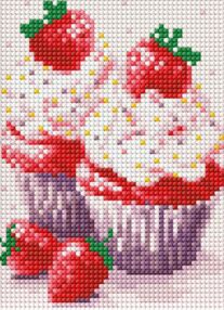 Алмазна мозаїка б/підрамн 15х20 АММ1041 Апетитний десерт "Ідейка"