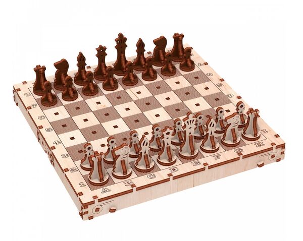 шахи механічна дерев'яна 3Д-модель 10901 Ціна (цена) 446.30грн. | придбати  купити (купить) шахи механічна дерев'яна 3Д-модель 10901 доставка по Украине, купить книгу, детские игрушки, компакт диски 1