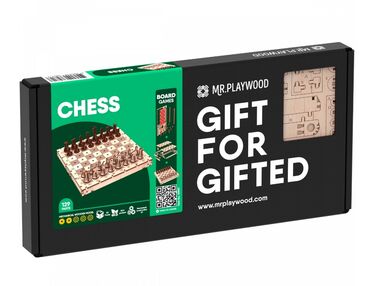 Шахи механічна деревяні 3Д-модель 10901