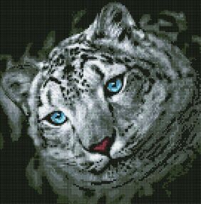 Алмазна мозаїка 40х40 АМО7727 Небесний погляд "Ідейка"