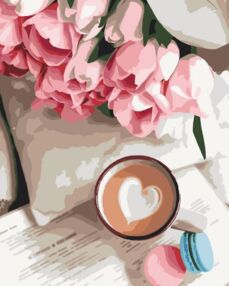 Розпис по номерах 40х50 BS51325 Какао для коханої brushme Брашмі