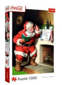 пазли 1000 елементів Санта Клаус біля каміну Trefl 10922