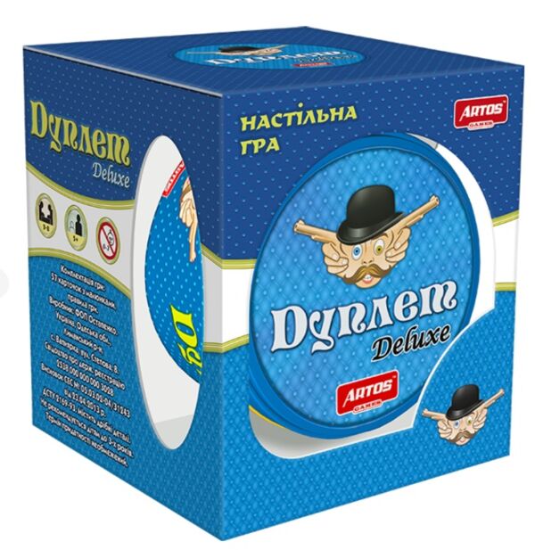 Гра Дуплет Deluxe в жестяній банці 1038 Ціна (цена) 214.40грн. | придбати  купити (купить) Гра Дуплет Deluxe в жестяній банці 1038 доставка по Украине, купить книгу, детские игрушки, компакт диски 1