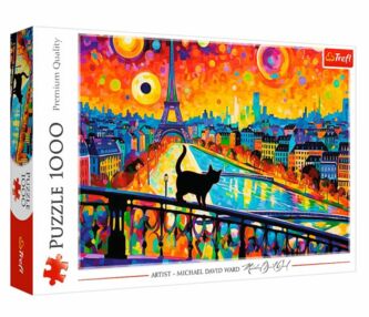 Пазли 1000 елементів Кішка в Парижі Trefl 10795