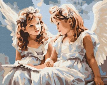 Розпис по номерах 40х50 BS53708 Ангелята brushme Брашми