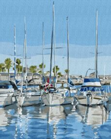 Розпис по номерах 40х50 BS53815 Морське життя brushme Брашми