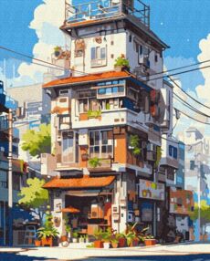 Розпис по номерах 40х50 BS53821 Токійські апартаменти brushme Брашми