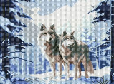 Алмазна мозаїка б/підрамн 30х40 АМС7895 Відданість "Ідейка"