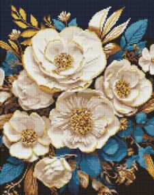 Алмазна мозаїка 40х50 АМО7996 Біла симфонія "Ідейка"