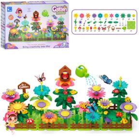 Конструктор сад квіти комахи 124 деталі CJ-2027A