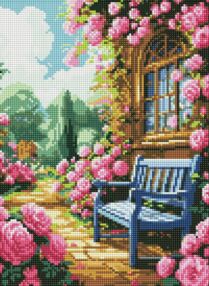 Алмазна мозаїка б/підрамн 30х40 АМС7900 Квітковий сад "Ідейка"