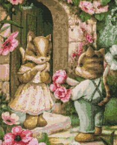 Алмазна мозаїка 40х50 АМО7595 Букет для коханої "Ідейка"