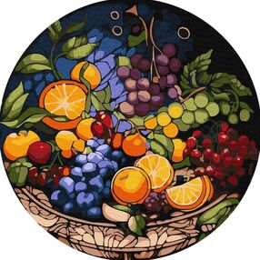 Розпис по номерах d39см КНО-R1014 Апетитна композиція  "Ідейка"